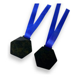 40 Medalhas Sextavada 5cm