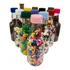 40 Mini Garrafinhas De Plastico 50 Ml Varias Cores Tampas 