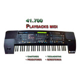 41.700 Playbacks Midi P/ Teclados Roland E Produção Musical