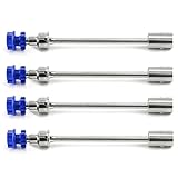45# Steel Front And Rear Cvd Drive Shaft Set With Blue Adapter Rc Parts For Traxxas E Revo 2.0 86086-4 Rc Car, Silver