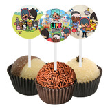 45 Tags Toppers Doces