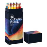 48 Cores Lápis De Cor À Base De Óleo Sketch Drawing Escola