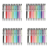 48 Unidades De Caneta Stylus Bling 2 Em 1 Slim Crystal Diamo