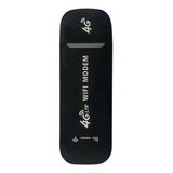 4g Lte Wi-fi Hotspot Chip Roteador Dongle Usb 150 Mbps Modem Cor Preto