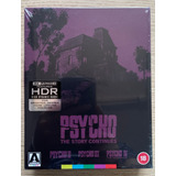 4k Bluray Psicose - Psycho Coleção 3 Filmes - Lacrado