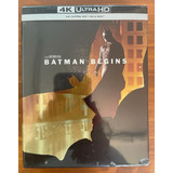 4k + Bluray Steelbook Batman Begins - Lacrado - Dub / Leg