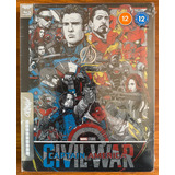 4k + Bluray Steelbook Capitão América Guerra Civil - Lacrado