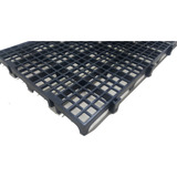 4pc Palete Estrado Plástico Preto 2 5x25x50 Cm De Qualidade