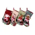 4pcs Bota Natalina Tradicional Meia Decoração 30cm