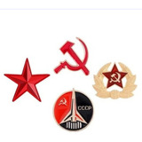 4pcs Broches Uniao Sovietica