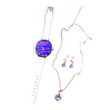 4pcs Relogio Feminino Colar
