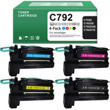 4x Cartucho Toner C792x1kg
