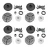 4x Clutch Sprocket Rim Drum Para Chineses 4500 5200 5800 45c