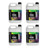 4x Fluido Fog Neutro Standart 5l Nevoa P  Máquina De Fumaça