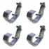 4x Garras Tipo C Q30 Q25 Gancho Aluminio Moving Laser Beam