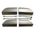 4x Jogo Spoiler Macaco Lat. Gol Rallye G5/g6 Gol Track G7/g8
