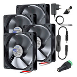 4x Micro Ventilador Fan