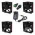 4x Micro Ventilador Ventoinha Cooler 80x80x25 C/ Fonte Bivol