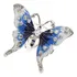 4x Moda Feminina Esmalte Borboleta Strass Cachecol Anel