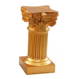 4x Pilar Romano Coluna Grega Estátua Resina Abs Pedestal