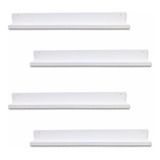 4x Porta Esmalte Branco