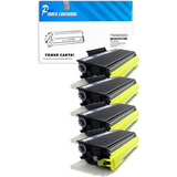 4x Toner Tn580 Tn