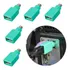 5 Adaptador Usb Fêmea Para Ps2 Macho Plug P/ Teclado E Mouse