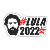 5 Adesivos Autocolante Lula