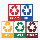 5 Adesivos Coleta De
