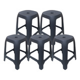 5 Banquetas Bancos Plastica