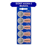 5 Baterias Sony Cr2016