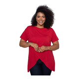 5 Blusas Transpassada Plussize