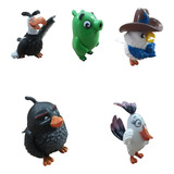 5 Bonecos Angry Birds