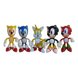 5 Bonecos Grandes Sonic