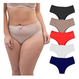 5 Calcinhas Plus Size