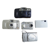 5 Cameras Fotograficas Canon Olympus Sony Prima Af-8 C-220