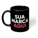 5 Caneca Xicara Preta
