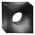 5 Capas Pretas C/ Furo P/ Compactos Vinil 7 Polegadas