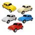 5 Carro Miniatura Fusca De Brinquedo Plástico