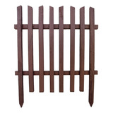 5 Cercas De Madeira 60x50cm Jardim Resistente Ao Tempo