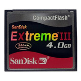 5 Cf Cartões Compact Flash Sandisk 4gb Sdcfb-4096-a10 Tlc