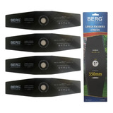 5 Faca Lâmina Roçadeira 2 Pontas 350mm Furo 1pol 25 4mm Berg