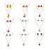 5 Kit Colar E Brinco Conjunto Infantil Menina Bijuteria