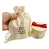 5 Kit Lembrança Presente De Natal Vela Com Saquinho