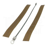 5 Kit Reparo Seladora Resistência Fita Niquel   Teflon 30cm 110v 220v
