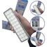 5 Luminária Luz Lampada De Emergência 30 Leds Super Slim