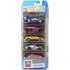 5 Pack - Pacote C/ 5 Carrinhos Hot Wheels 1/64 - Mattel