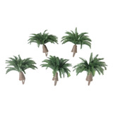 5 Palmeiras Jardim H 4 5cm Maquete Diorama Trem 1 25 1 43 Ax