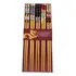 5 Pares Hashi Pauzinhos Japoneses Cozinha Oriental Desenhado