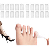 5 Pares Protetor Dedo Pé Mão Dedeira Unha Silicone Anti Odor